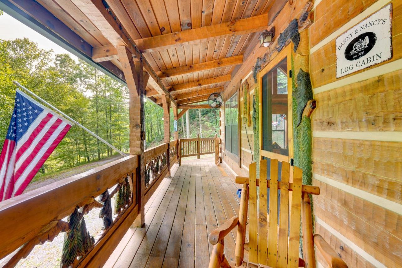 הוילה Bean Station Cozy Log Cabin On 11 Acres 3 Mi To Cherokee Lake! מראה חיצוני תמונה